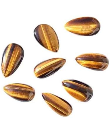 Natural Gold Flash Tiger Eye Gem Drop 1pc - Buy Online on GoSupps.com