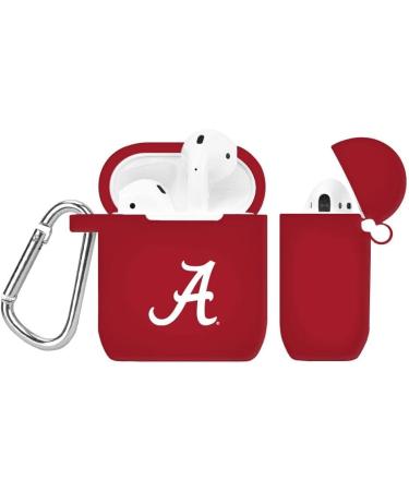 Alabama Crimson Tide Silicone AirPods Case Cover - Compatible with Apple AirPods Gen 1 & 2 (Crimson) - Buy Online on GoSupps.com