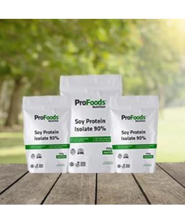 Pro_foods Soy Protein Isolate 90% Powder (350 Grams) Vegan friendly protein source (Unflavoured) - Buy Online on GoSupps.com