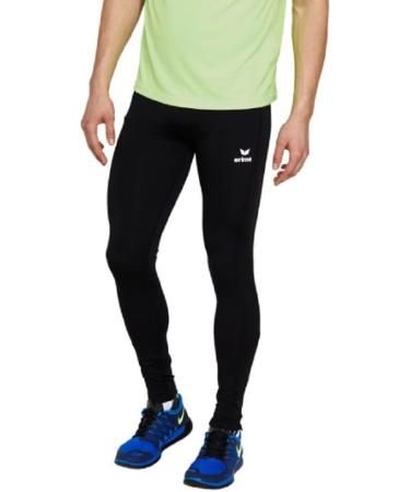 Erima Men's Long Performance Running Pants - XL Black | International Shipping Available - Buy Online on GoSupps.com