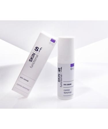Skin Functional Eye Cream - Copper Tripeptides Anti-Ageing Skin Regeneration Firmness & Elasticity Cellular Renewal 15 ml - Buy Online on GoSupps.com