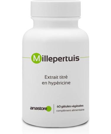 Millenortuis * 230 mg / 60 capsules * Extract Titled in Hypericin * Brain Digestion (gastrointestinal disorders) Emotional Balance * Made in France - Buy Online on GoSupps.com