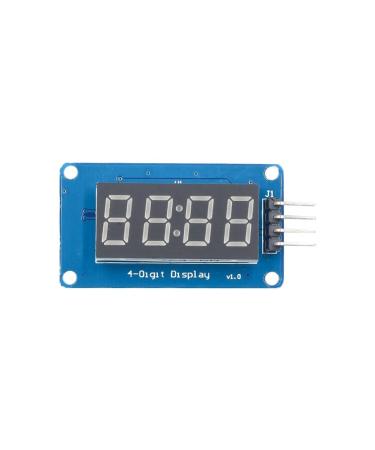 Glimpsesun TM1637 LED Module 4-Bits LED Display Module for 0.36 Inch 7-Segment Red Anode Clock Tube