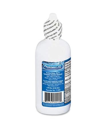 PhysiciansCare Eye Wash Solution - 4oz Bottle | Soothing Relief for Irritated Eyes - Buy Online on GoSupps.com