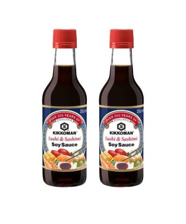 Kikkoman Sushi & Sashimi Soy Sauce 250ml - Pack of 2