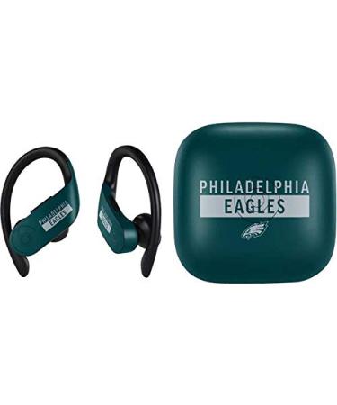 Skinit Decal Audio Skin Compatible with PowerBeats Pro - Officially Licensed NFL Philadelphia Eagles Green Performance Series Design