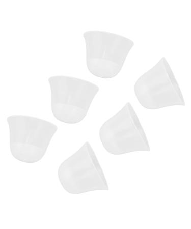 Ear Tips 6pcs Prevents Static Silicone Soft Ear Tips Replacement Ergonomic Design for(L)