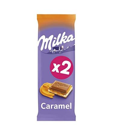 MILKA - Chocolate Caramel Tablet 200G - Pack of 3
