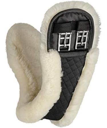 Equinate Moon Girth - Anatomical Real Lambskin Dressage Girth | Available in 50-80 cm Brown & Black Options - Buy Online on GoSupps.com