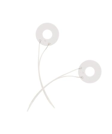 BIUDECO 2pcs Hairdressing Device Part Heating Plate Repair Kit Heating Rings for Replacing White Plastic