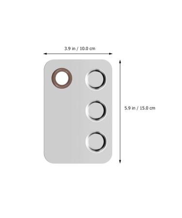 Buy Minkissy 4-Piece Stainless Steel Palette & Spatula Set for Artists | Perfect for Makeup & Nail Art - International Shipping Available - Buy Online on GoSupps.com