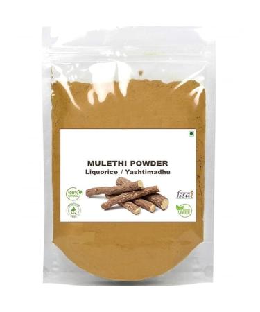 aj Mulethi Powder for Face for Skin Liquorice Mulathi Yastimadhu Mulethee Mulathi Adimaduram Mulaithi Muleti Menthulu Mathi Vendayam Maithi 100 grams