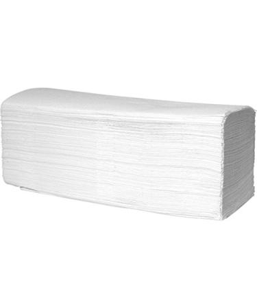 Fall-Samed paper towels cell fabric 2-layer ZZ-fold high white 25 x 23 cm 320 sheet towel paper folding towels paper towels white 160 pieces (2 pack) white