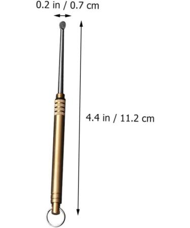 Titanium Alloy Ear Spoon Tools for Gentle Ear Cleaning - Stainless Steel Earpick for Earwax Removal - Buy Online on GoSupps.com