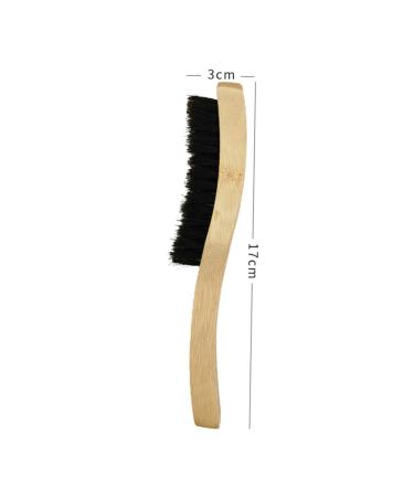 Shop Minkissy Beard Brush for Men - Wooden Mustache Styling Tool | 17x3cm | Perfect for Beard Balm & Stubble Care - Buy Online on GoSupps.com