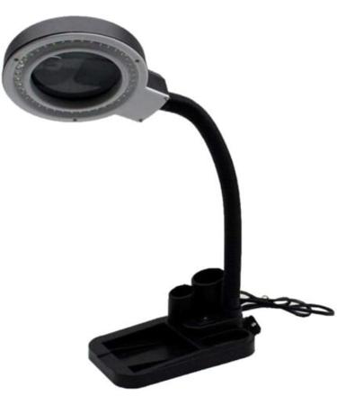 39LED 5X 10x Magnifying Glass Lamp: Daylight Bright Lighted Lens Utility Magnifier Light Height Adjustable Gooseneck for Desk Table Task Craft Jewelry Sewing Wor - Buy Online on GoSupps.com