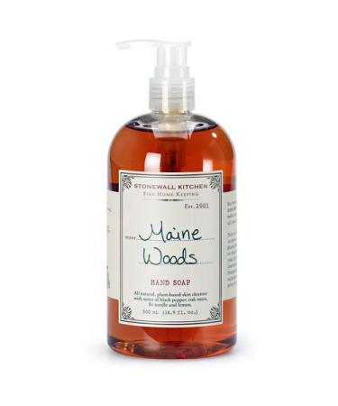 Stonewall Kitchen Maine Woods Hand Soap  16.9 Ounce Maine Woods 16.9 Fl Oz (Pack of 1)