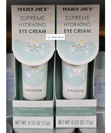 Trader Joe s Supreme Hydrating Eye Cream 0.53oz 15g (Two Boxes)