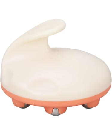 Ververt Touch Rollerball Massager - Portable Hand Massage Device with 7 Rotating Balls for Relaxation | Compact & Efficient White & Orange - Buy Online on GoSupps.com