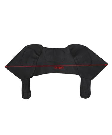 FRCOLOR Shoulder and Back Heating Pad - Strap Rotator Cuff Brace & Breathable Support Belt - Ideal for Pain Relief & Comfort - Metal Tips for Walking Stick - Blue Badge Holder - Buy Online on GoSupps.com