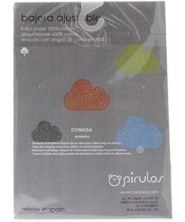 Pirulos 40300004 Cotton Fitted Sheet Pink 60x120cm - Soft and Durable - Buy Online on GoSupps.com