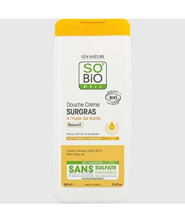 So'Bio tic So Bio tic Surgras shower cream with organic shea butter oil 650 ml pack of 2 - Buy Online on GoSupps.com