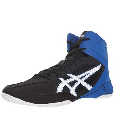 ASICS Men's Cael V8.0 Wrestling Shoes 6 Black/White