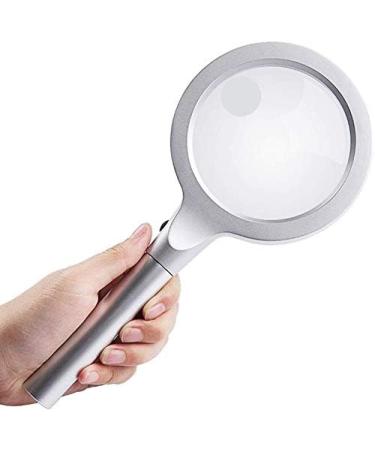 Magnifying Glasses Vision aids Magnifying Glass Handheld 10 Times Magnifying Glass with led Light Old Man Reading Stationery Office Supplies 1PCS Better Life - Buy Online on GoSupps.com