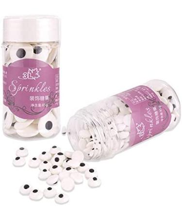 1 Bottle Candy Eyeballs Eyes Cake Cupcake Toppers Cookie Decorations Sweet Personalities Edible Candy For Christmas Cake Cupcakes Decoration(Small) - Buy Online on GoSupps.com