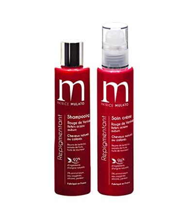 Nano Cosmetics Mulato Kit Duo Red Of Venice | Shampoo and Repigmenting Treatment Red Of Venice | Made In France