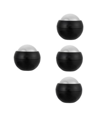 Clispeed 4 pieces of hand massage ball trigger point MA shoulder roll Massage device Foot massage device Ice massage roller Cold massage roller handheld massage ball ice hockey the ball roll fitness ABS