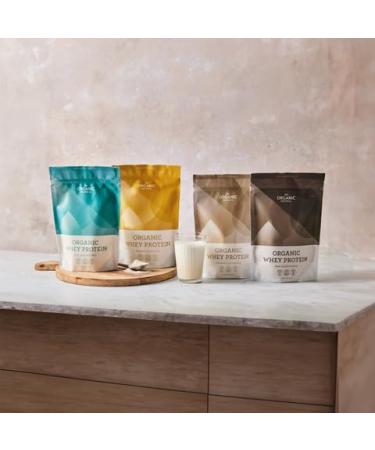 Organic Banana & Lucuma Whey Protein Powder | Gluten & Soya Free | BCAA Enriched | 600g Pack - The Organic Protein Co - Buy Online on GoSupps.com