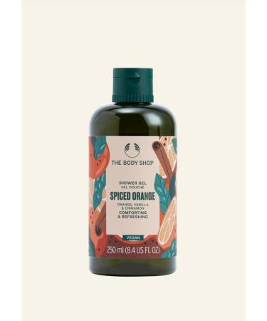 The Body Shop Spiced Orange Shower Gel 8.4 Fl Oz