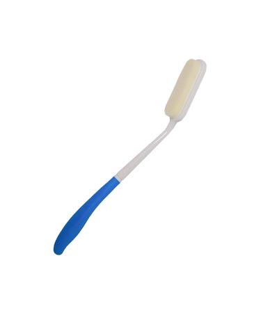 Kangwell Back Bath Brush with Long Handle Long Curved Body Brush -Sponge Back Scrubber for Elderly Aid Bathing and Shower