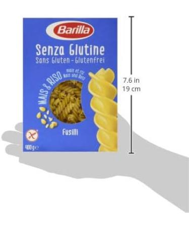 Barilla Pasta Fusilli glutenfree from rice and corn 1 x 400 g - Buy Online on GoSupps.com