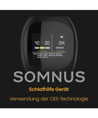 Tenscare Somnus CES Sleep Aid Device - Clinically Proven Insomnia Relief Enhances Sleep Mood & Reduces Anxiety - Buy Online on GoSupps.com