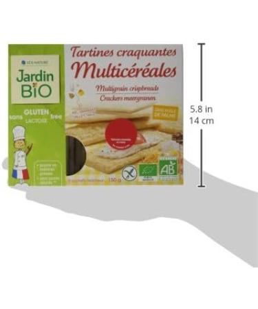 Jardin BiO tic - Crunchy Multi-Cereal Gluten Free Toasts - Buy Online on GoSupps.com