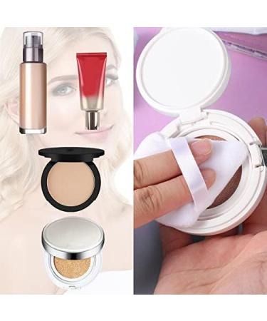12 Triangle Velvet Powder Puffs Set - Dual-Use Makeup Puffs for Face - Washable & Soft - Ideal for Loose or Pressed Powder - Available in Various Colors - Buy Online on GoSupps.com