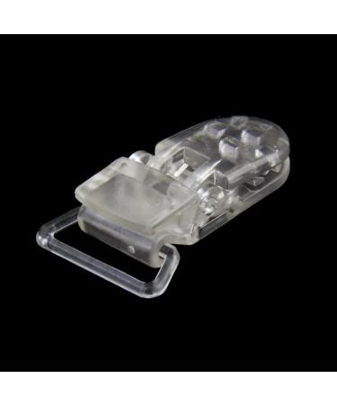 10 Durable Snull Clips & Suspenders - Transparent Pacifier Clips & Badge Holders | High-Quality Handicraft Supplies for International Shipping - Buy Online on GoSupps.com