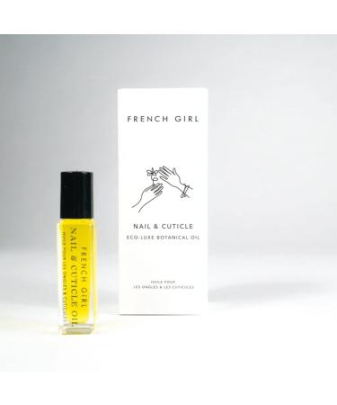 FRENCH GIRL Nail & Cuticle Oil, Organic Cuticle Oil .3 oz/9 mL - Helps With Dry, Damaged Nails & Cuticles - Cuticle Repair