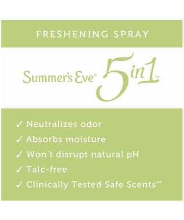 Summer's Eve Freshening Spray Tropical Rain 2 oz. Pack of 2 - Hygiene Solution for Freshness - Buy Online on GoSupps.com