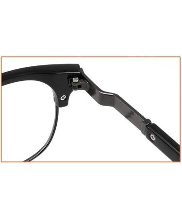 PARWANA Classic Round Reading Glasses - Retro Blue Light Blocking Eyewear for Men & Women Anti Eyestrain +100 C3 - Buy Online on GoSupps.com