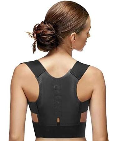 Orthosis Corset Back Brace - Posture Corrector with Magnetic Therapy for Upper Back - Small Size (D) - Improve Posture & Comfort - Buy Online on GoSupps.com