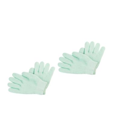 FRCOLOR 2 Pairs Gel Gloves Silicone Gloves Practical Gloves Finger Gloves Night Moisturizing Gloves Hydrating Lotion Nail Art Tools Ladies Mittens Yarn Hand Miss Australia