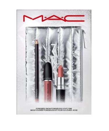 MAC Powdered Snow Powder Kiss Lip Kit - Pink