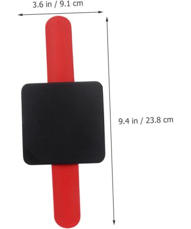 DOITOOL Hair Dyeing Board Pat Belt Highlighting Paddle Professional Balayage Board Hair Dyeing Tools Wrist Bands Nursing Supplies Balance Bracelet Plastic Brighten Hair Clip Red - Buy Online on GoSupps.com