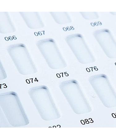 Staccatory 216 Colours Nail Tips Display Book DIY Nail Art Shows Colour Map Chart Painting Display Board White - Buy Online on GoSupps.com