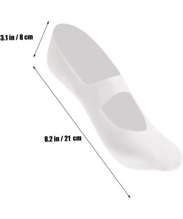 FRCOLOR 1 Pair Silicone Gel Foot Care Socks Heel Crack Socks Dance Socks Cooling Heel Repair Socks Silicone Arch Gel Moisturizing Socks Silicone Socks Beach Men and Women White Protector - Buy Online on GoSupps.com