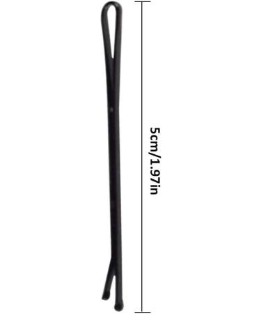 Buy Metal Black Bobby Pins - Mini Curved & Straight Hairpins for Hairdressing | International Shipping - Buy Online on GoSupps.com
