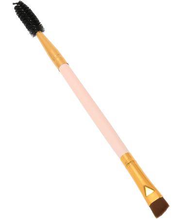 Verdant Touch Eyelash Brush Double Ended Eyebrow Eyelash Brush Angled Brow Makeup Cosmetic BrushPink - Buy Online on GoSupps.com